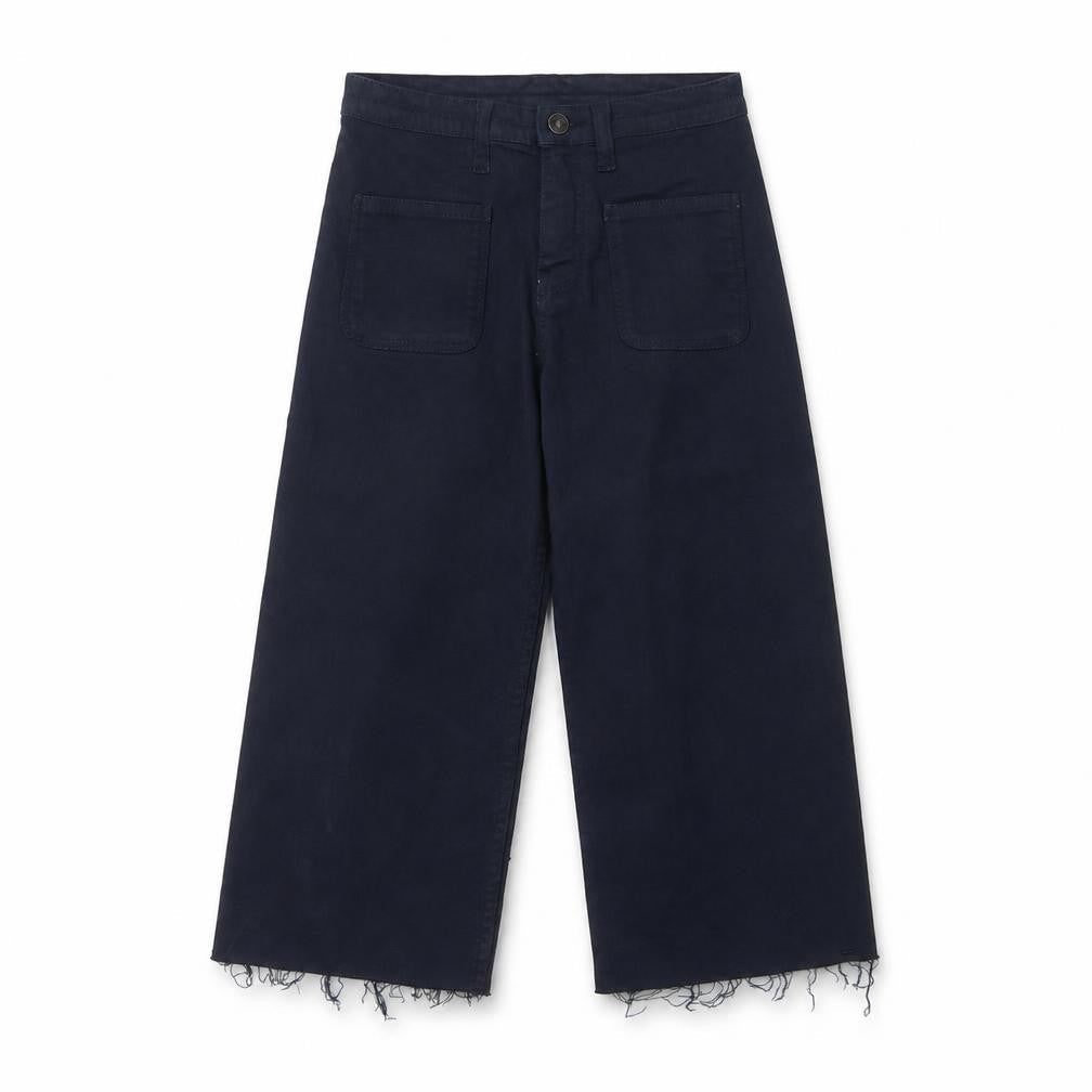 FatFace Girls Blue Wide-Leg Jeans 7 Years