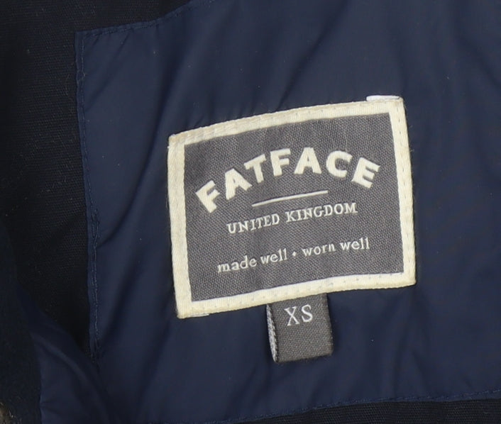 FatFace Women's Blue Quilted Jacket XS