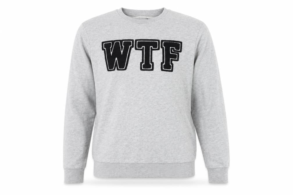 ASOS Men's Grey Sweatshirt, Logo, Large