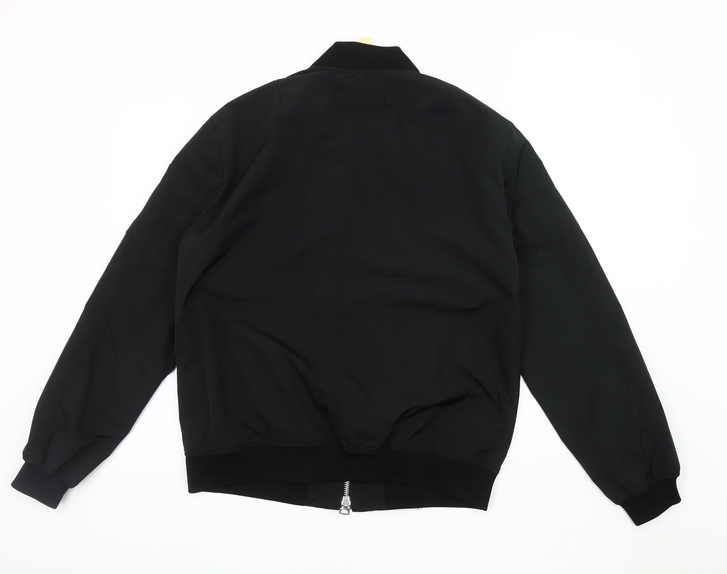Brixtol Men's Black Bomber Jacket Medium Casual