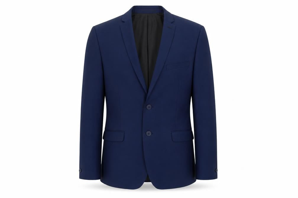 Front view of Red Herring Men's Blue Regular Fit Blazer Jacket 40R