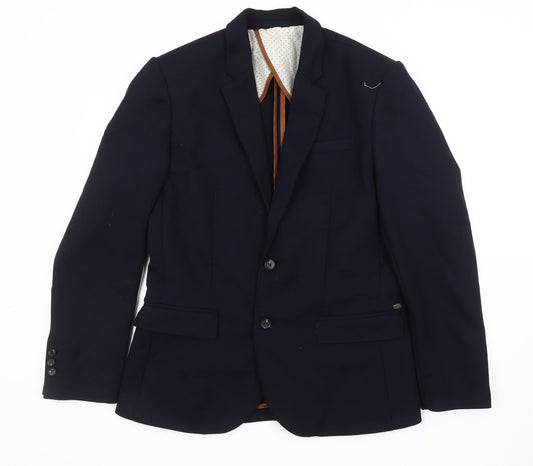 River Island Men's Blue Blazer, 42, Business Formal