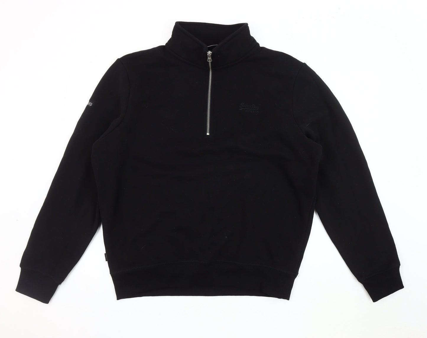 Superdry Men's Black 2XL Fleece Sweatshirt