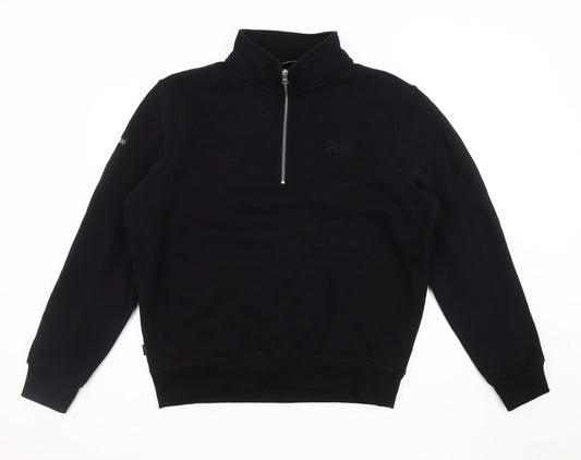 Superdry Men's Black 2XL Fleece Sweatshirt