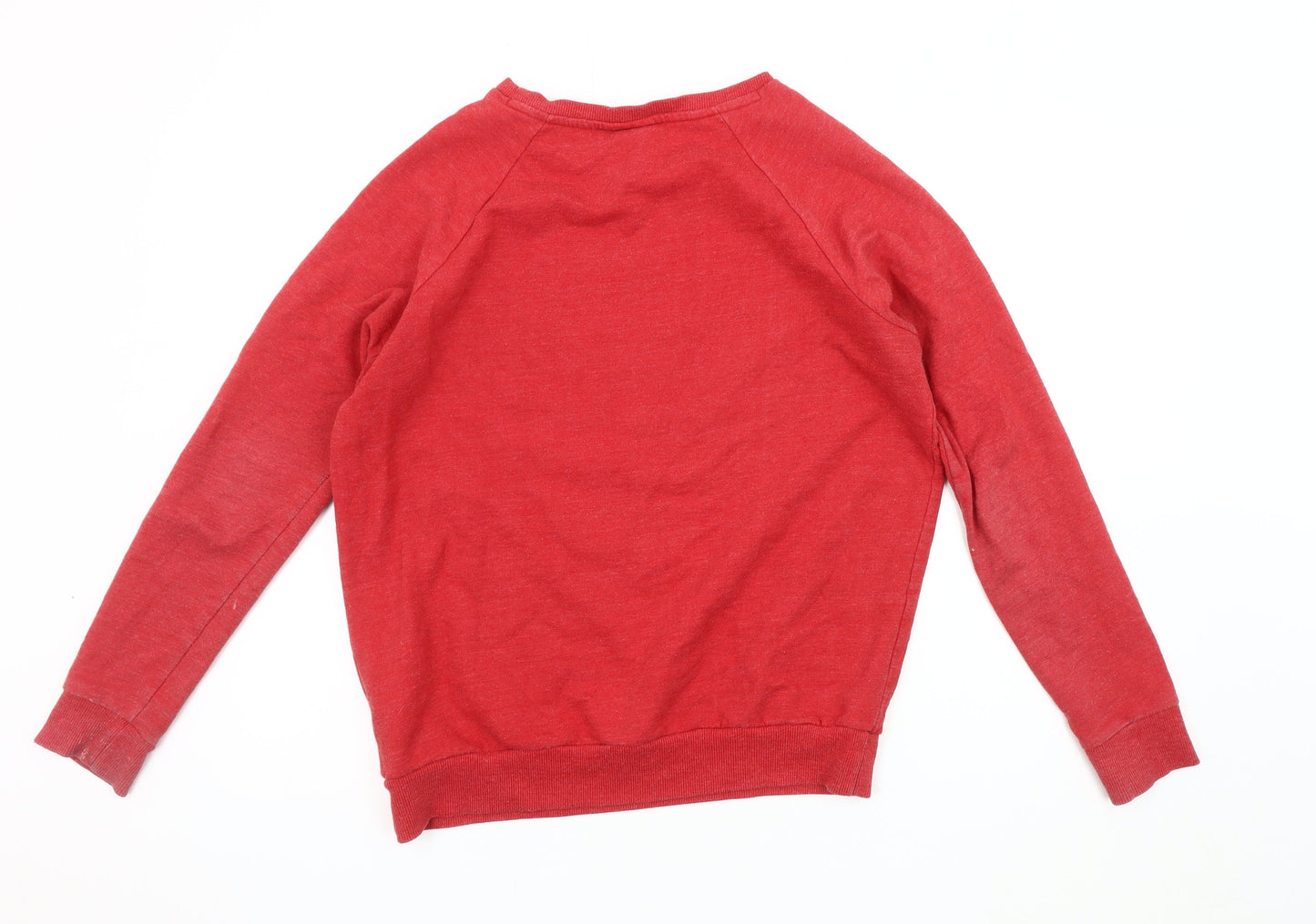 Disney Unisex Adults Red Pullover Sweatshirt M