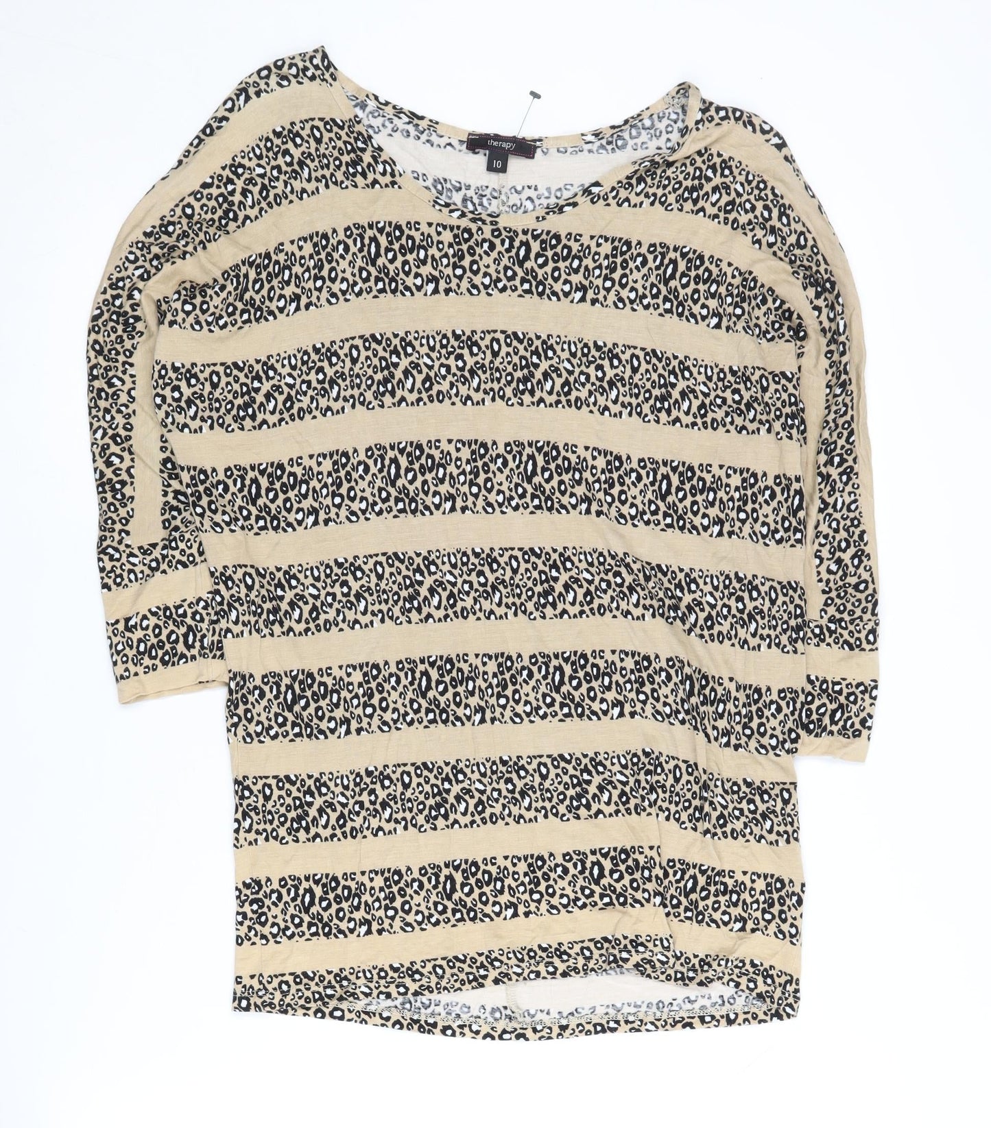 Therapy Women's Multicoloured Animal Print Top