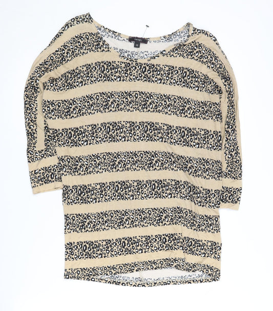 Therapy Women's Multicoloured Animal Print Top