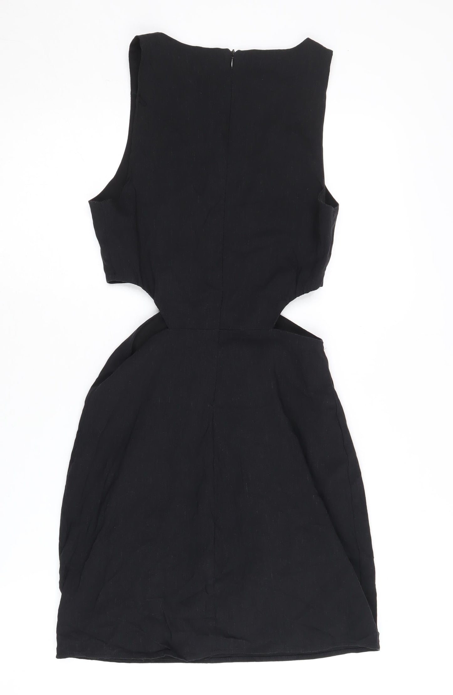 Zara Women's Black Sleeveless Dress Size S