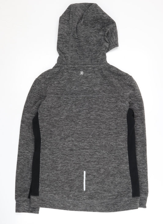 Next Women's Grey Full Zip Hoodie S - Sporty and Stylish