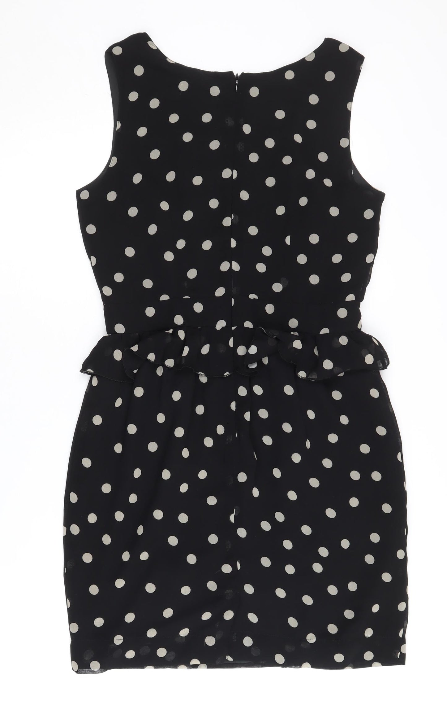 Darling Women's Black Polka Dot Sheath Dress M