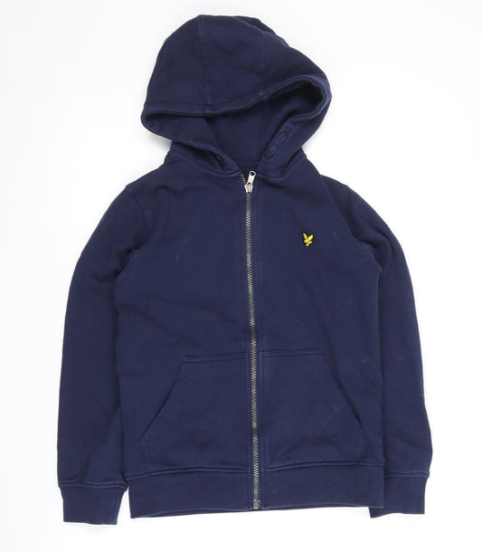 Lyle & Scott Boys Blue Full Zip Hoodie Size 10-11 Years