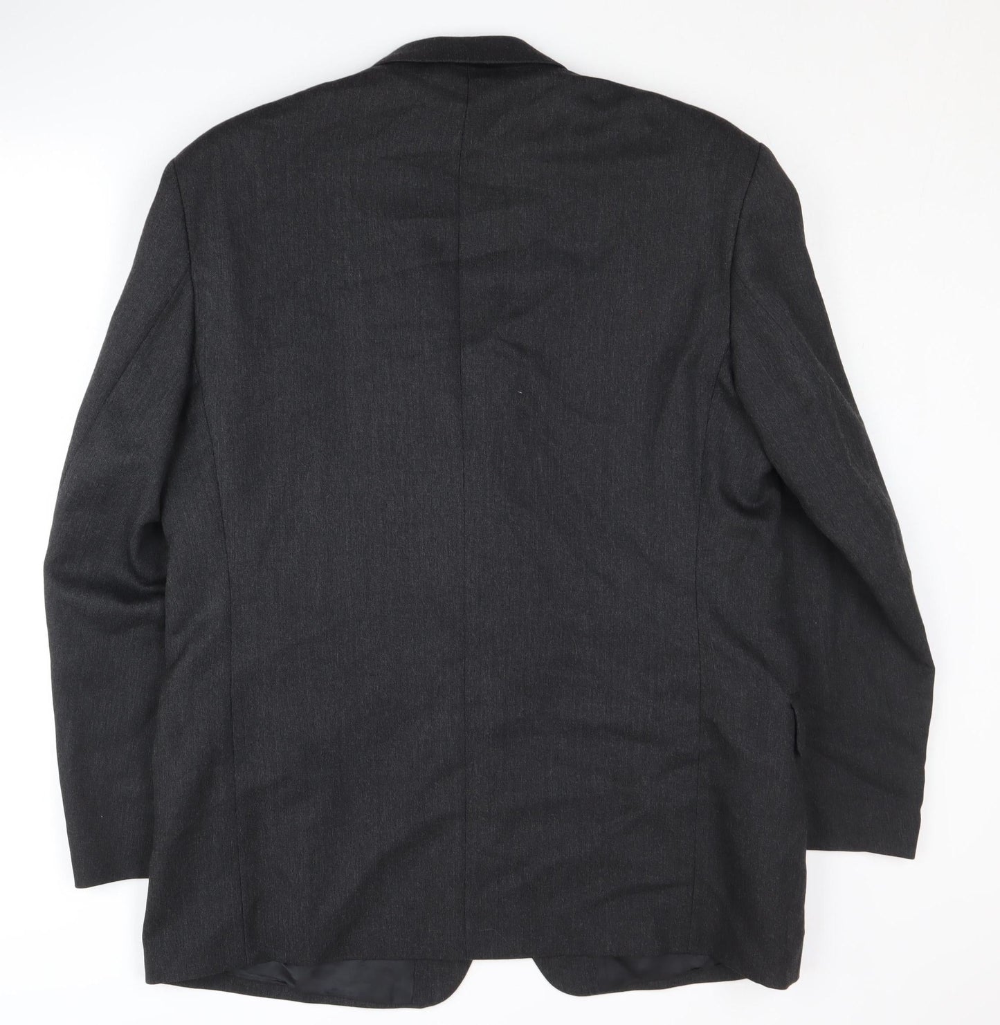 Meurice Men's Grey Wool Blazer 44R Regular Fit
