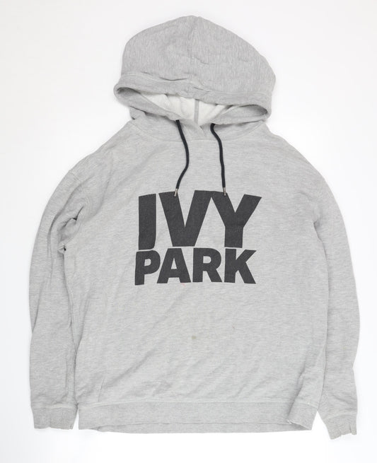 Ivy Park Women's Grey Pullover Hoodie M