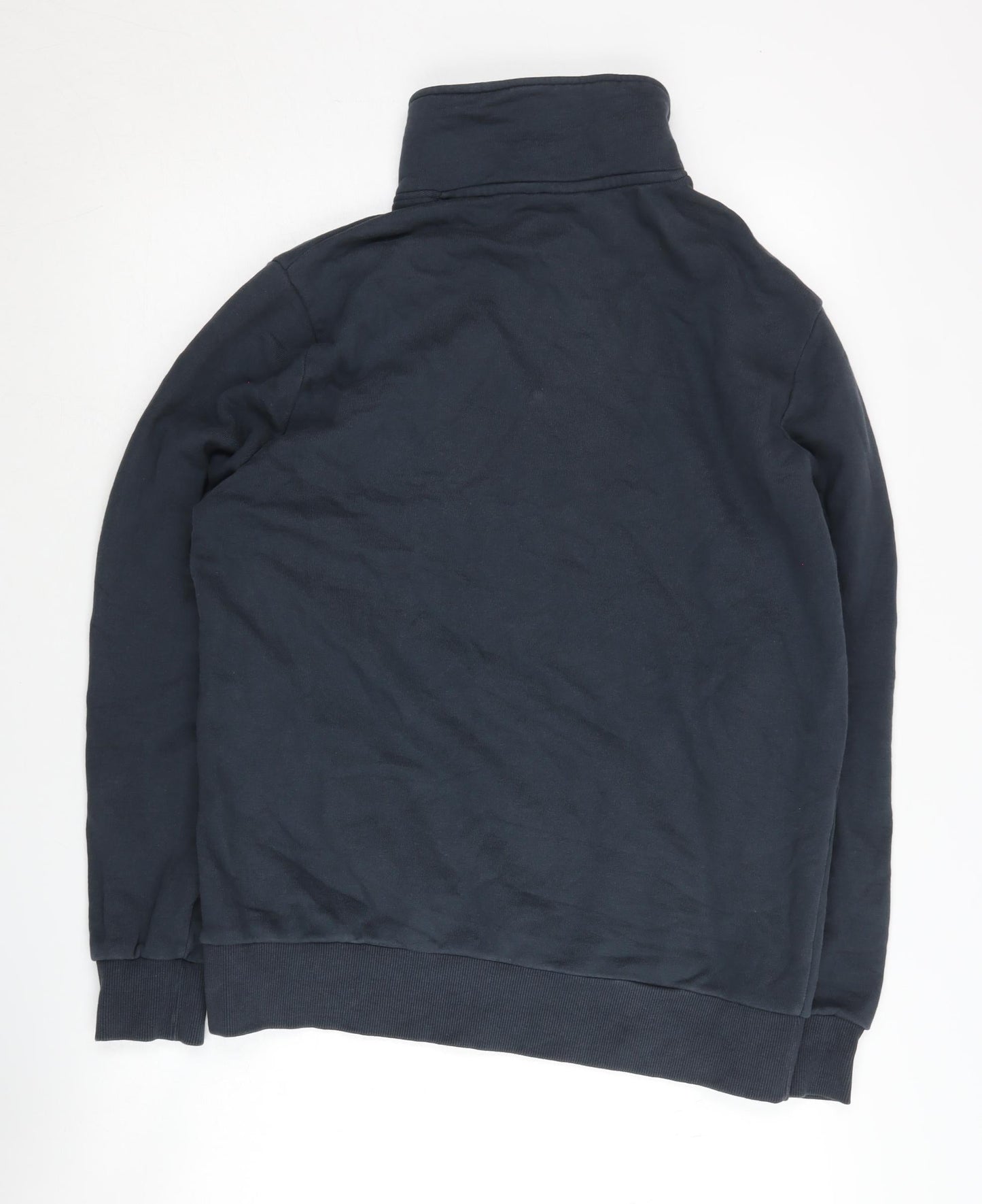 ASOS DESIGN Men's Blue M 1/2 Zip Sweatshirt