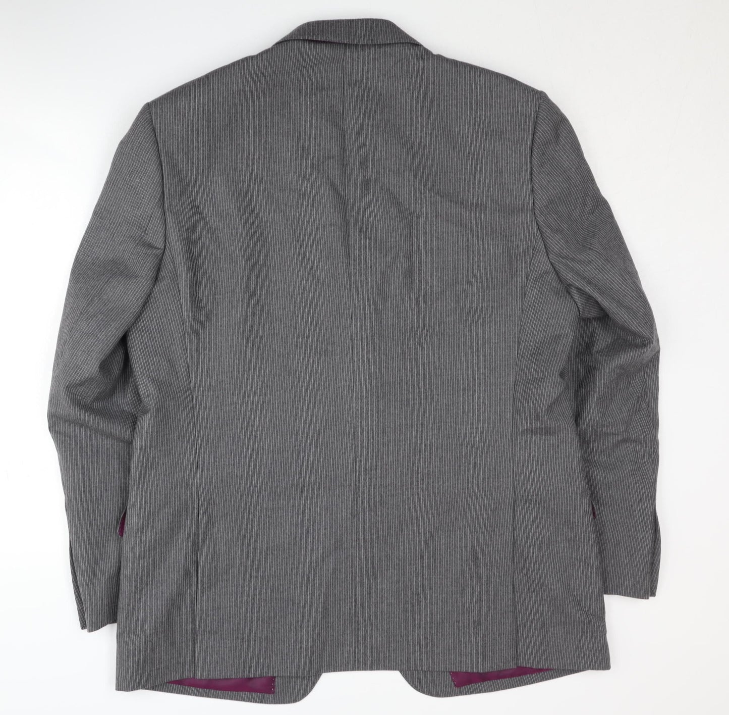 Marks and Spencer Men's Grey Wool Blazer 44R Business Jacket