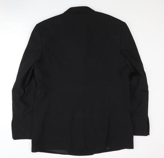 Zara Men's Black Blazer Jacket Size UK 42