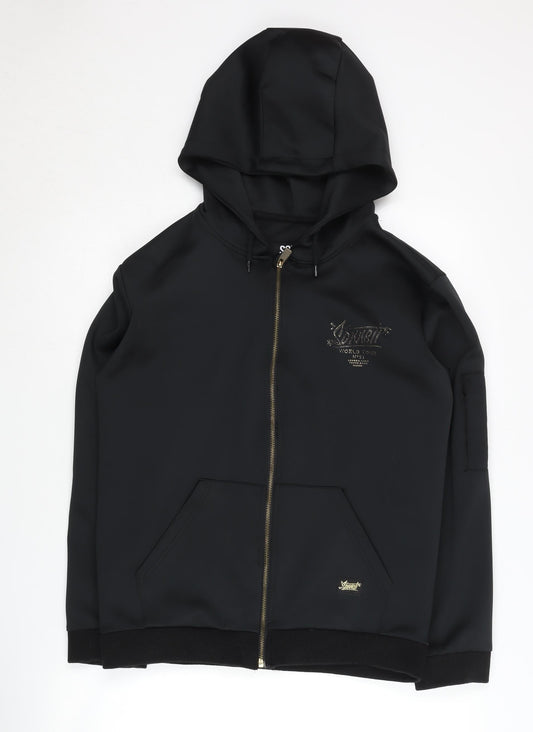 Sonneti Boys Black Full Zip Hoodie 13-15 Years