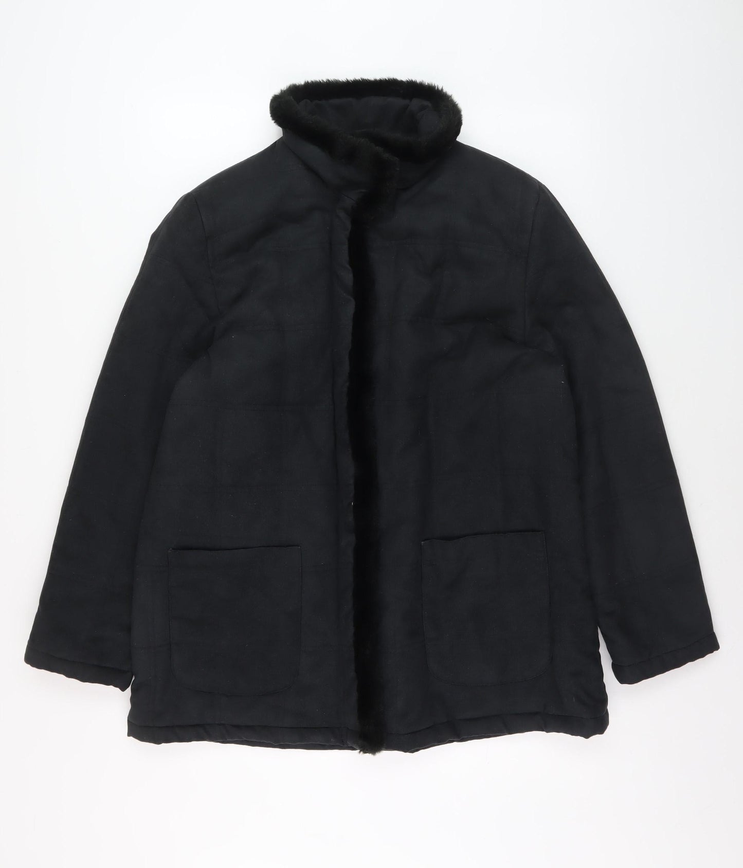 Bonmarché Women's Black Coat Size M Classic Style