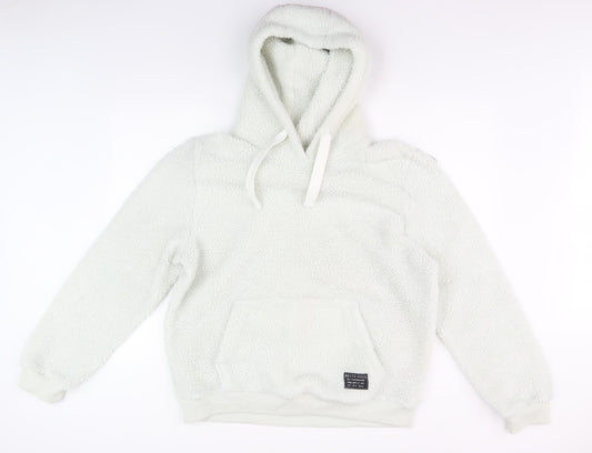 Brave Soul Men's White XL Pullover Hoodie Fleece