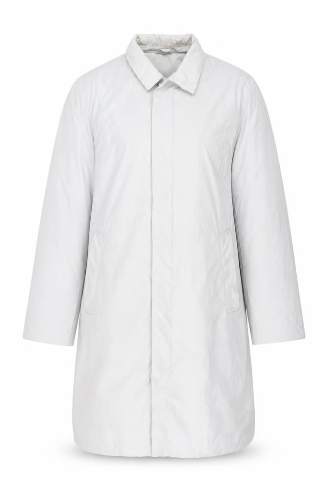 H&M Women's White XL Long Coat
