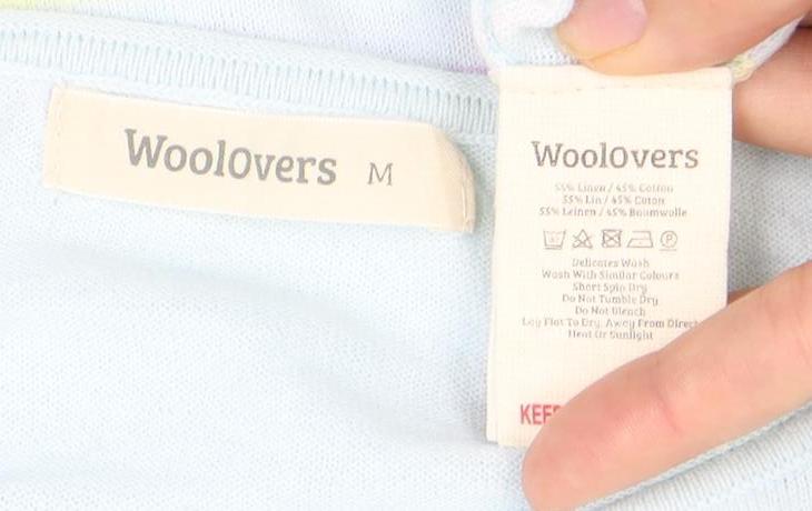 Womens UK Size M Woolovers Multicoloured Cotton Blend T-Shirt