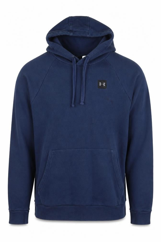 Mens UK S Regular Under armour Blue Pullover Hoodie