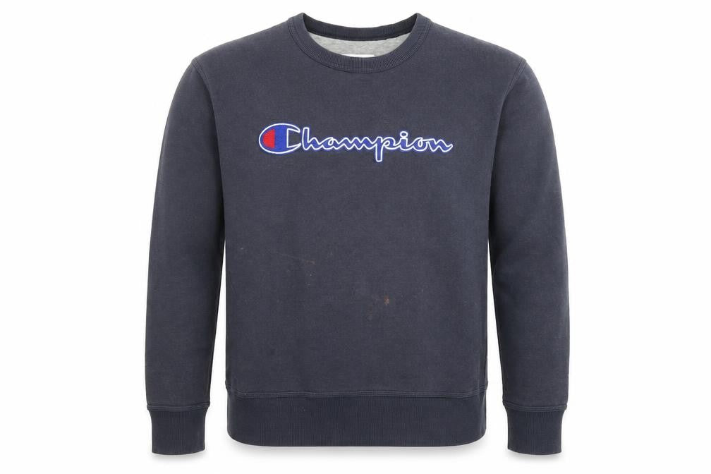 Mens UK M Regular Champion Blue Pullover Sweatshirt