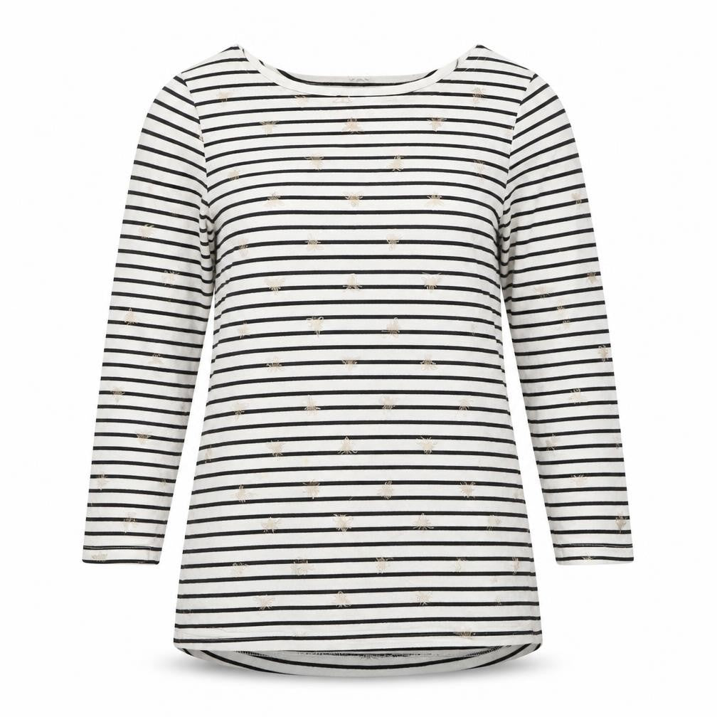 Womens UK Size 8 Joules Multicoloured Cotton T-Shirt