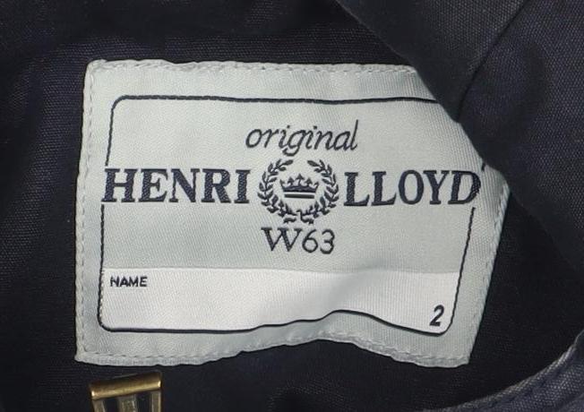 Henri Lloyd Men's Blue Hooded Jacket 40 Outdoor Casual