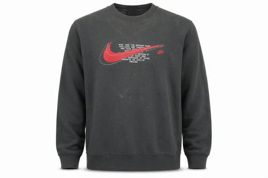 Mens UK S Regular Nike Grey Pullover Sweatshirt