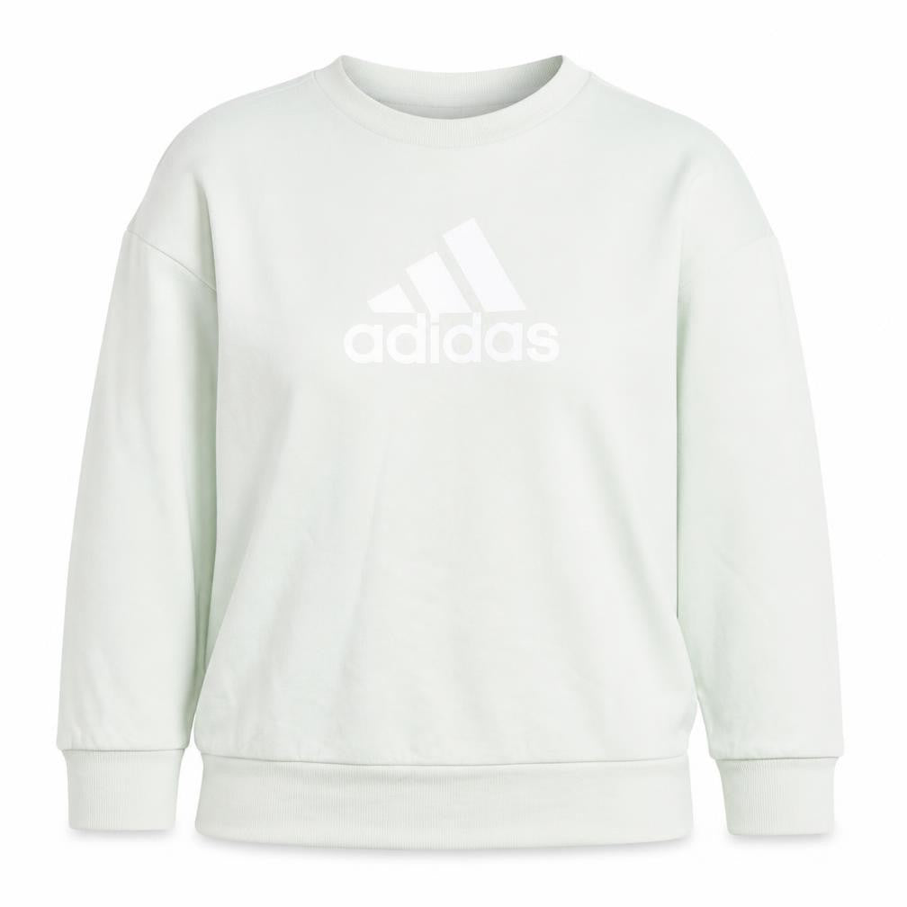 Womens UK S Regular adidas Green Pullover Sweatshirt