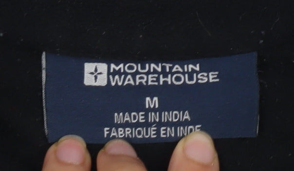 Mountain Warehouse Men's Black Fleece Pullover Sweatshirt M