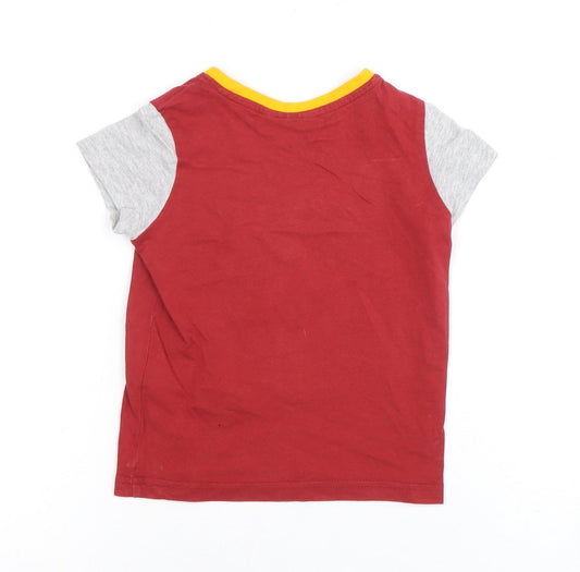 Boys Red Harry Potter Gryffindor T-Shirt 3-4 Years