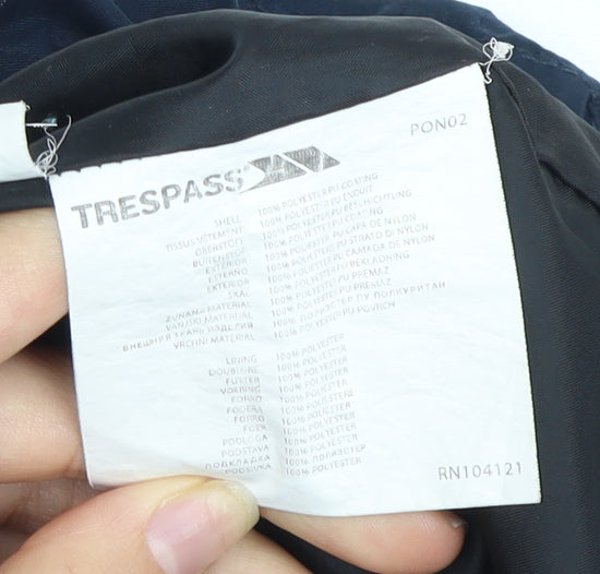 Trespass Men's Blue Rain Jacket M Waterproof