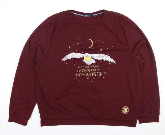 Harry Potter Unisex Red Pullover XL Sweatshirt