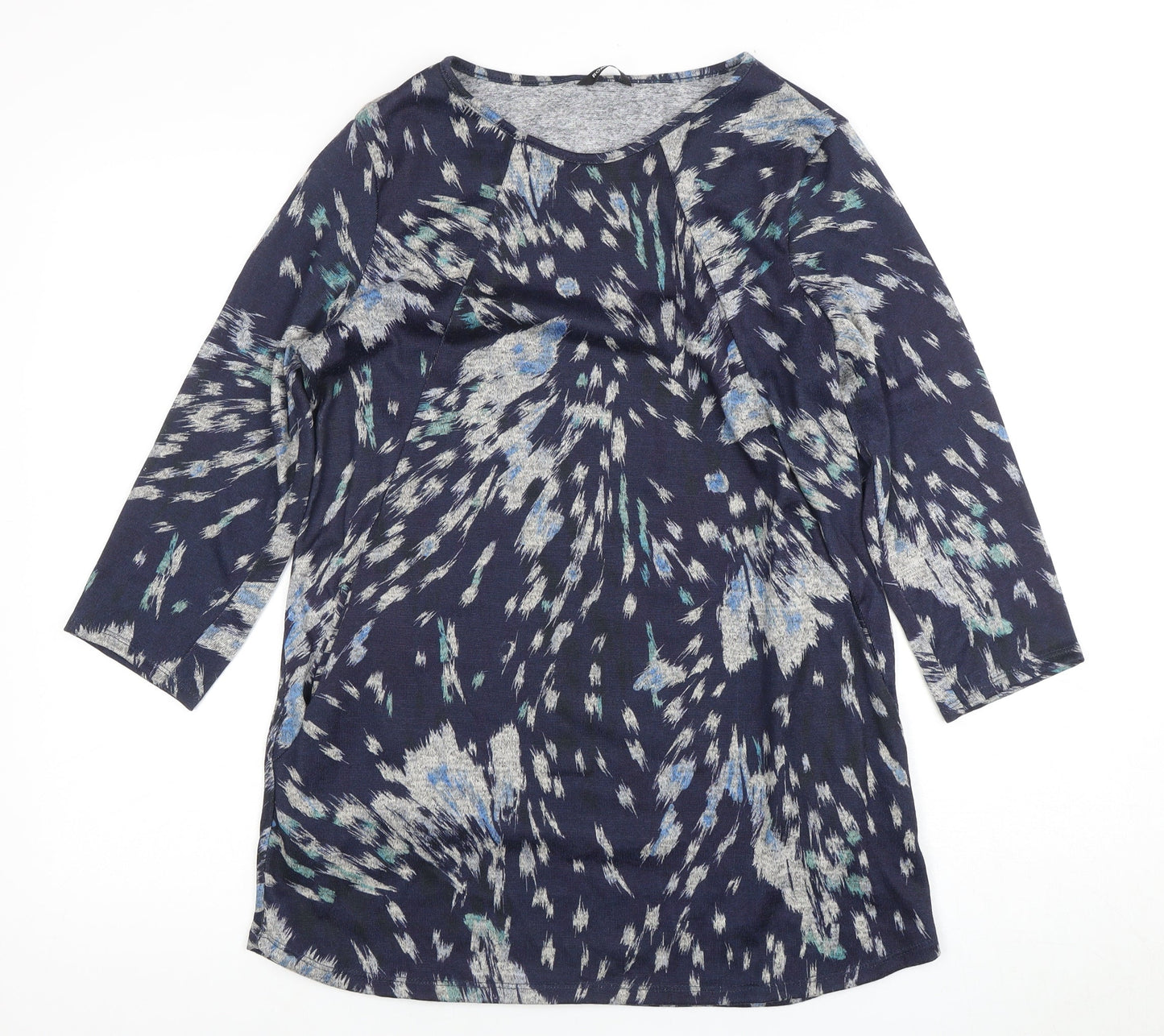 Roman Women's Multicoloured 3/4 Sleeve Top Size 10