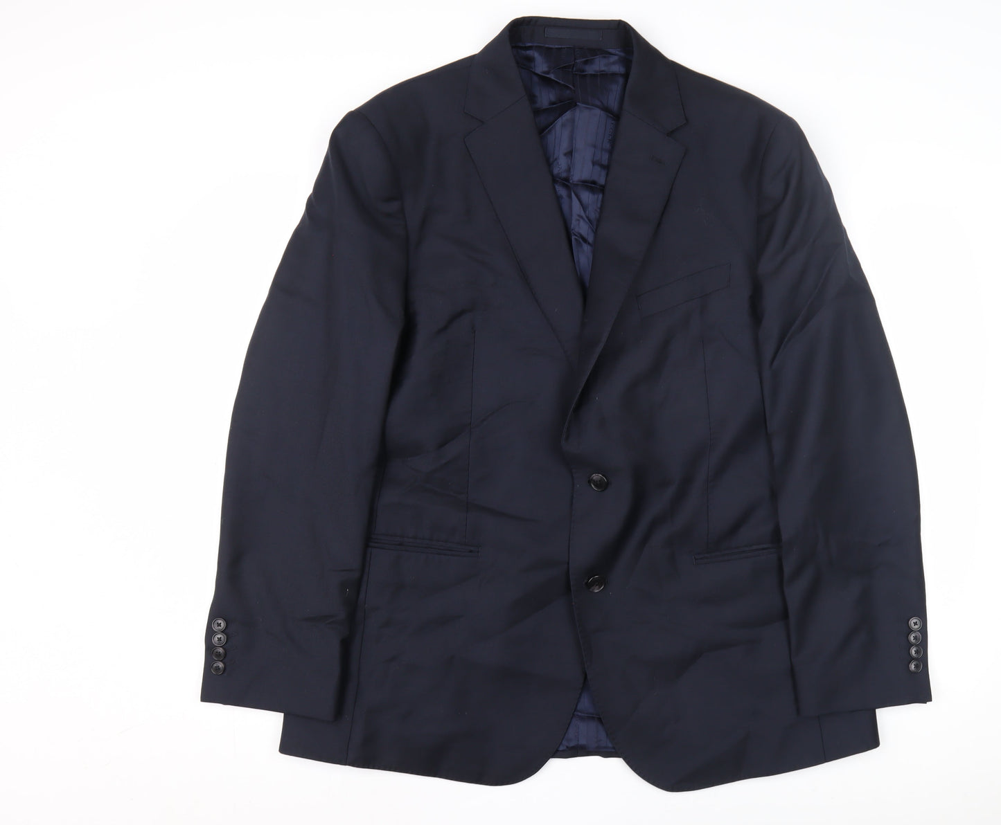 Jaeger Men's Blue Blazer, 44 Chest, Classic Style