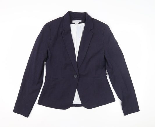 H&M Women's Blue Blazer Size 10