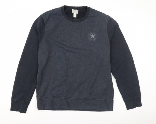 Converse Men's Black L Pullover Sweatshirt