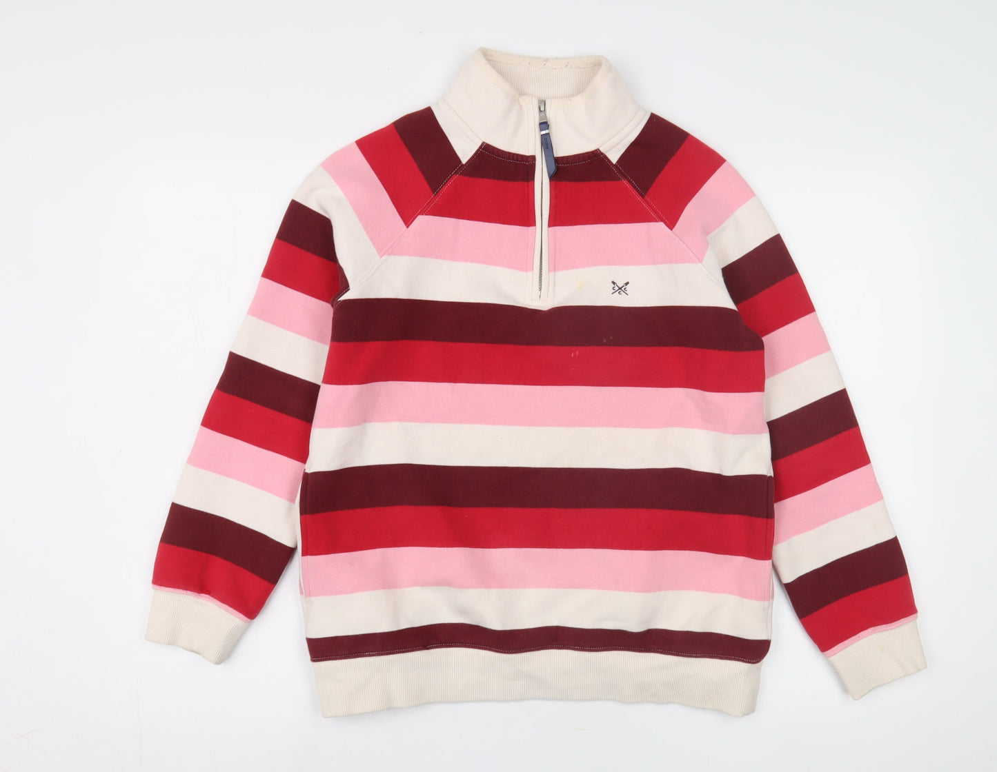 Crew Clothing Women's Multicoloured Striped Pullover Size 10