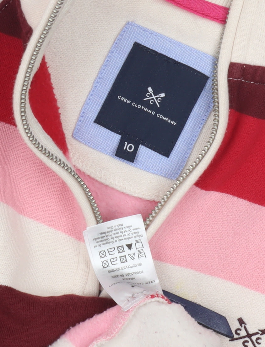 Crew Clothing Women's Multicoloured Striped Pullover Size 10