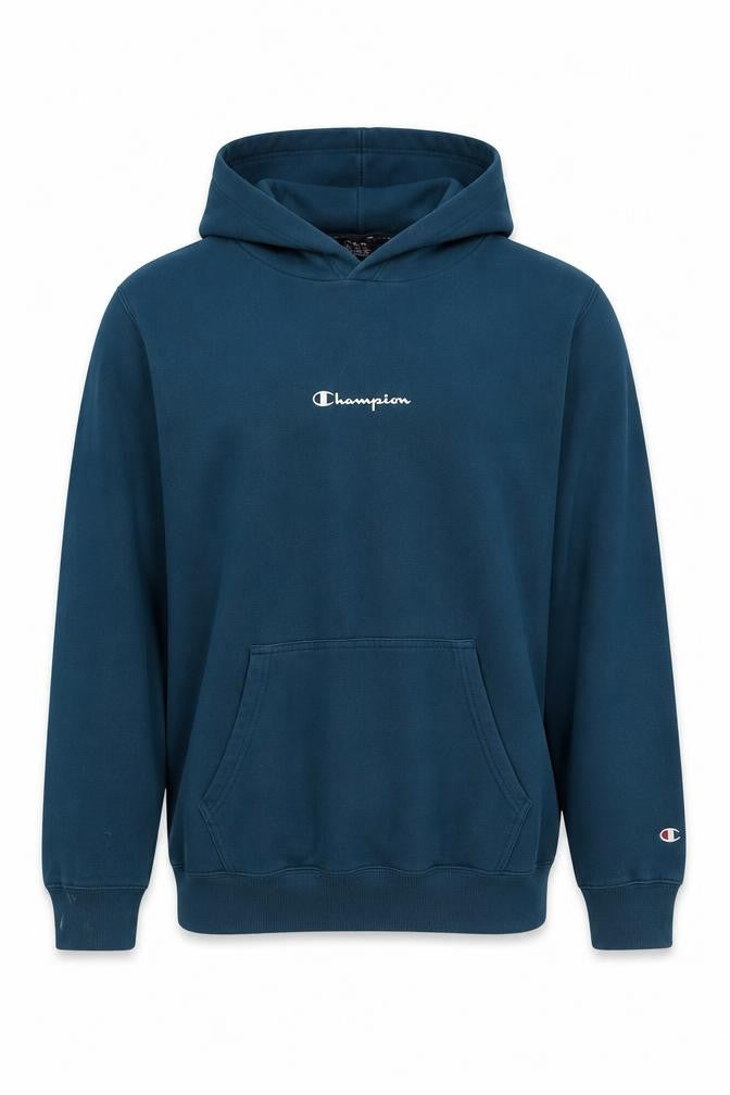 Mens UK XL Regular Champion Blue Pullover Hoodie