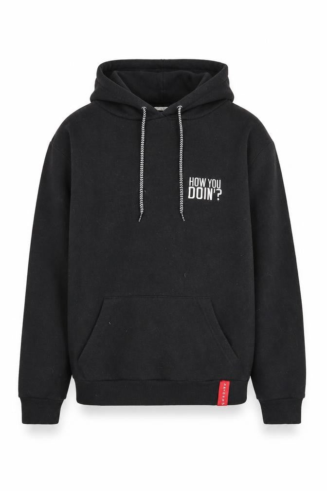 Unisex Adults UK M  FRIENDS Black Pullover Hoodie