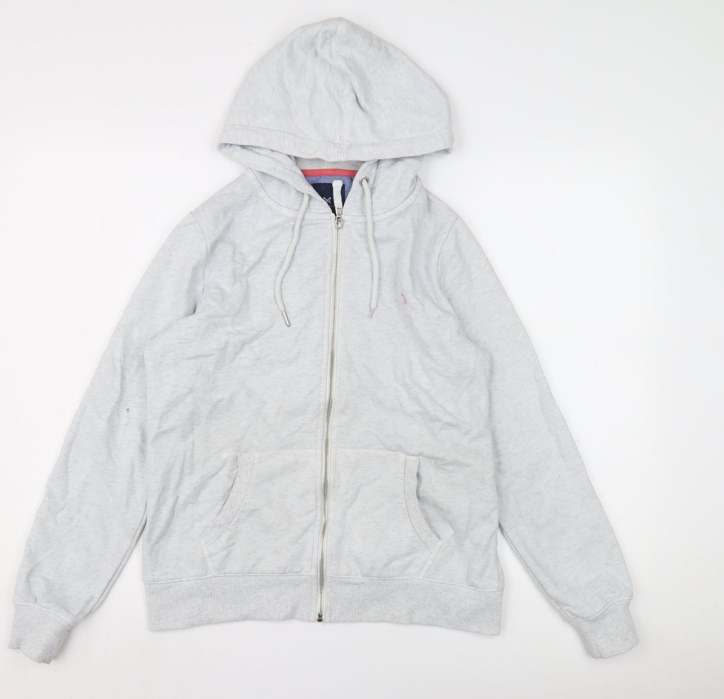 Crew Clothing Women’s Grey Full Zip Hoodie Size 10