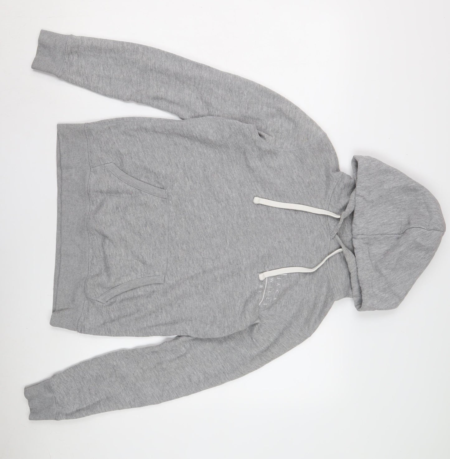 Womens UK 10 Regular Jack Wills Grey Pullover Hoodie