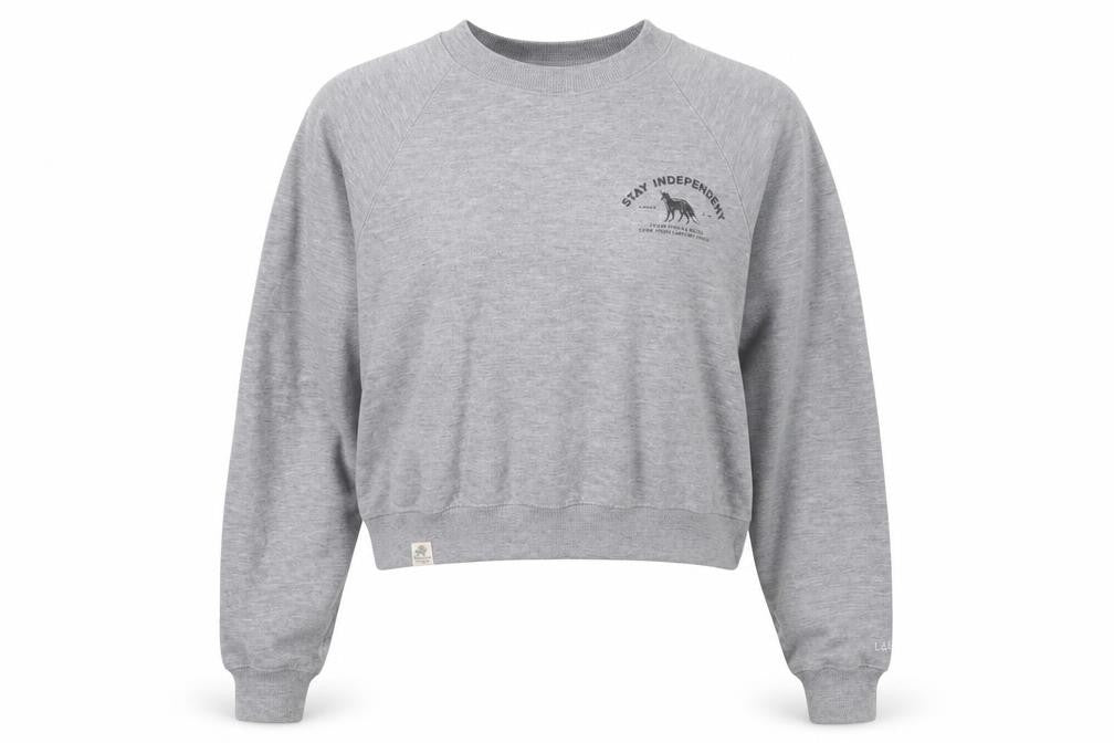 Pull&Bear Womens Grey Crew Neck Sweatshirt Size 12