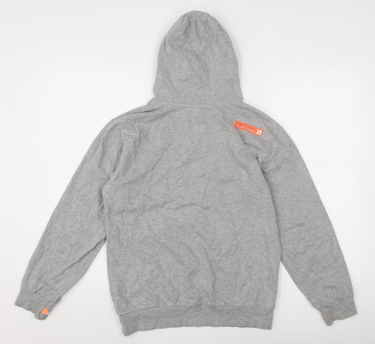 URB65 Boys Grey Pullover Hoodie 14-15 Years Urban Style
