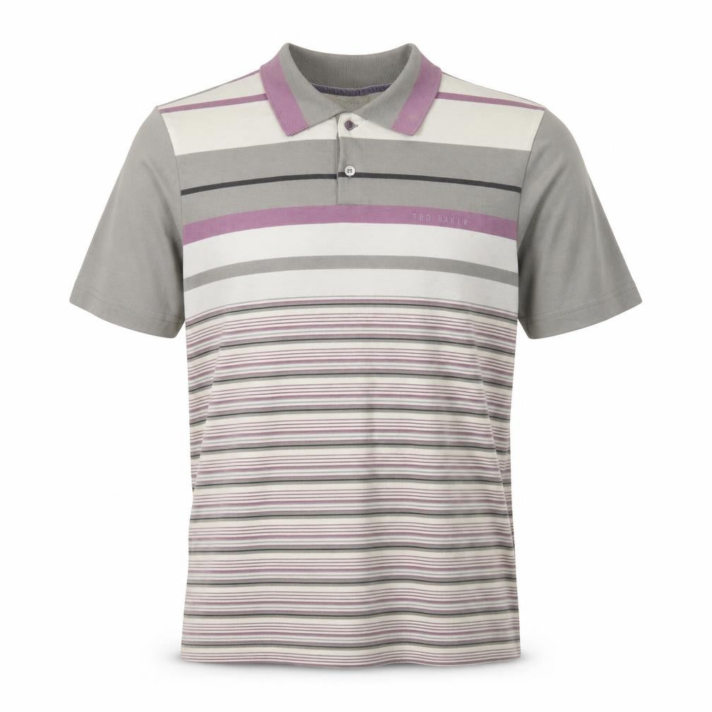 Ted Baker Men's Multicoloured Striped Polo M