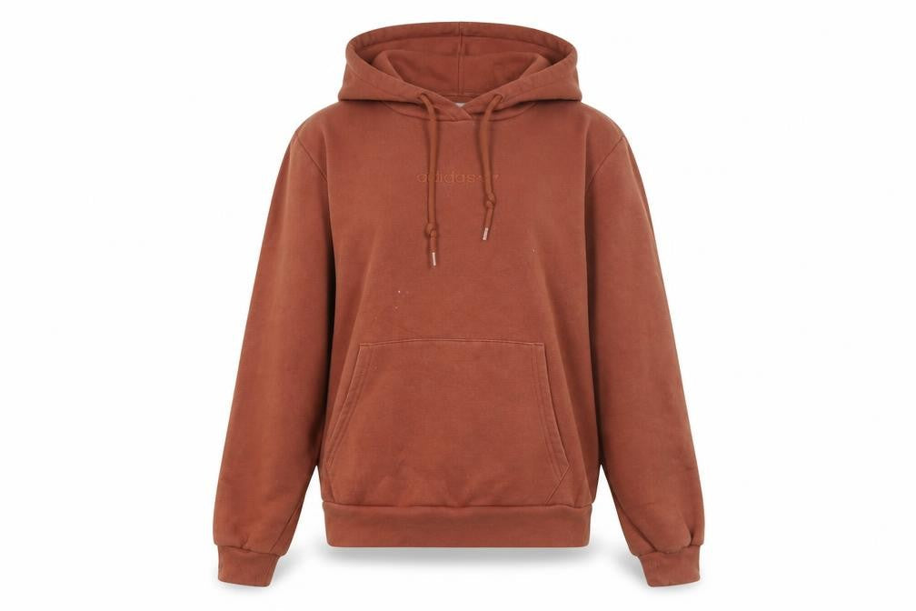 Womens UK 6 Regular adidas Brown Pullover Hoodie