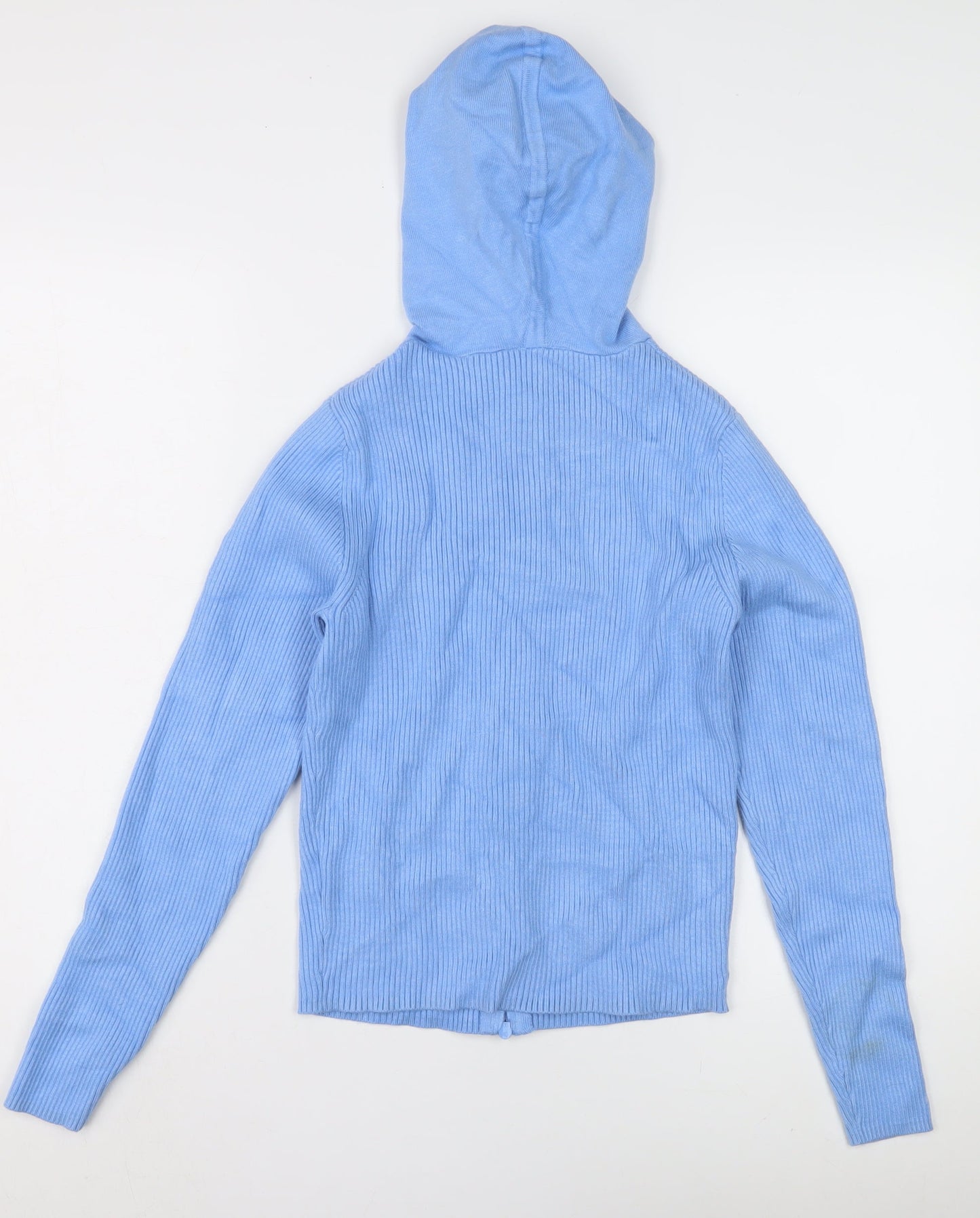 Jack Wills Women's Blue Hoodie Size 12 Regular Fit